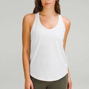Lululemon Love Tank *Pleated Ultra Light Grey. (LBB85)